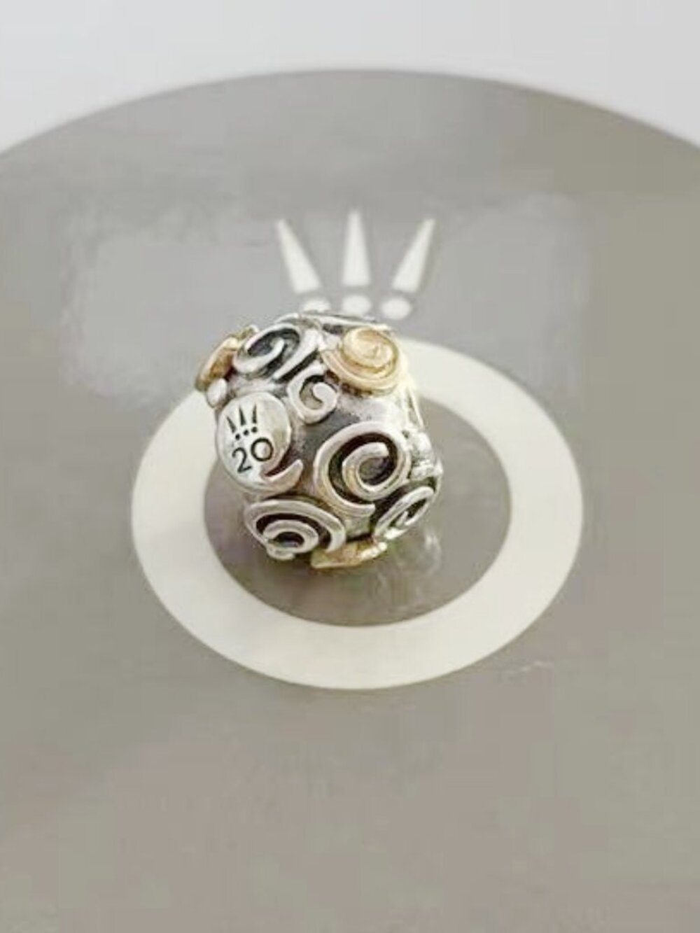 Pandora 20th Anniversary Swirls charm